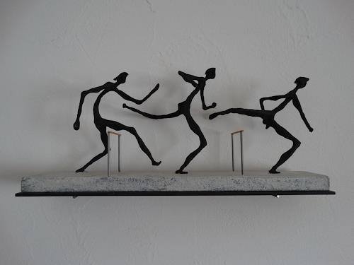 Vic Zumsteg, Hürdenlauf (Vic Zumsteg), Abstract art, Movement, Expressionism