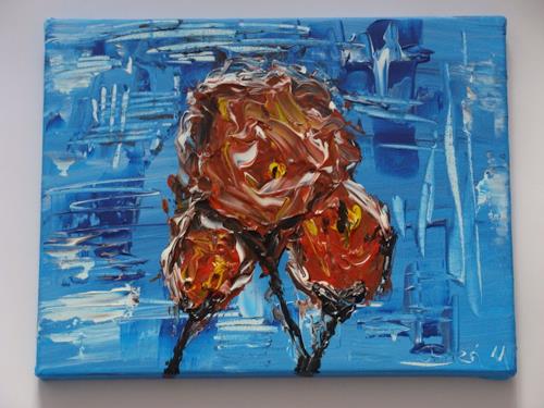Ursula Bieri, Eisblume, Abstract art, Plants: Flowers, Modern Age