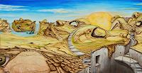 Juergen-Bley-Landscapes-Mountains-Fantasy-Modern-Age-Avant-garde-Surrealism