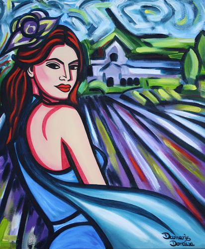 Damaris Dorawa, Femme de Provence, People: Women, Pop-Art