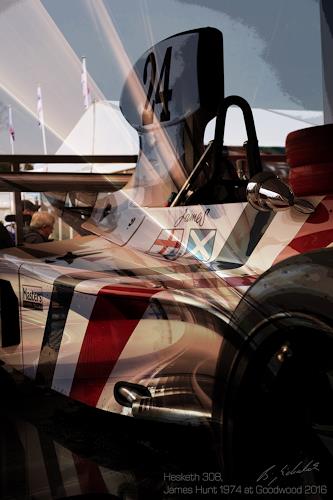 Bernd Michalak, Hesketh Formula one at Goodwood, Technology, Contemporary Art, Abstract Expressionism
