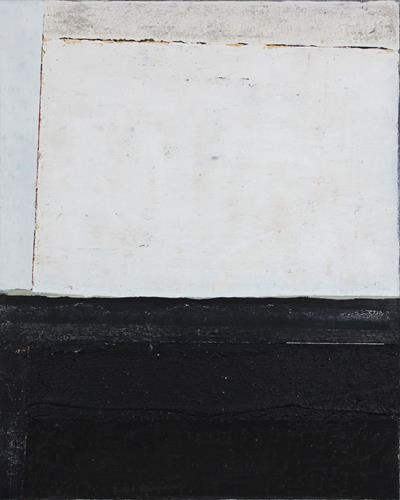 Alexander Majer, weiss grau schwarz 2, Abstract art, Architecture, Abstract Art