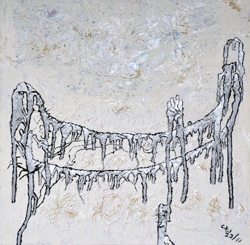 waldraut hool-wolf, talk on the bridge*2J*, Abstract art, Miscellaneous People, Abstract Art
