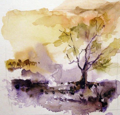 Kerstin Sigwart, am Weg, Plants: Trees, Contemporary Art