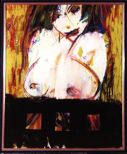 Mascha Düben, Angebot, Erotic motifs: Female nudes, Miscellaneous Erotic motifs, Contemporary Art, Expressionism