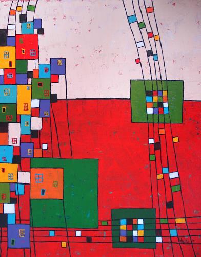 Marija, N/T, Buildings: Houses, Expressionism