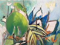 Gisela-Guenther-Plants-Fantasy-Modern-Age-Abstract-Art-Non-Objectivism--Informel-