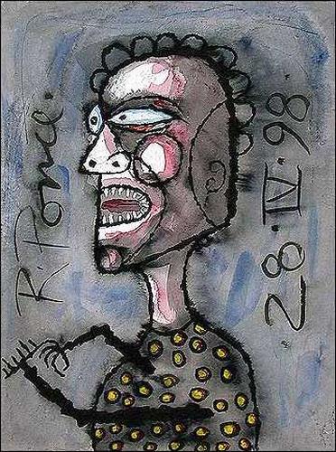 Ricardo Ponce, De la serie: El diario o estados de animos, Emotions: Aggression, People: Portraits