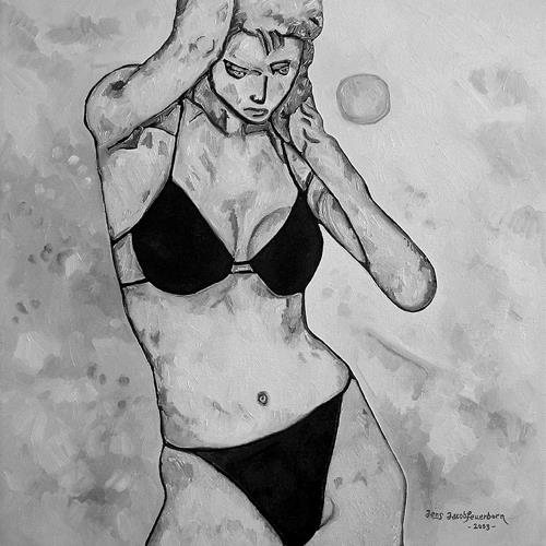 Jens Jacobfeuerborn, Model, Erotic motifs: Female nudes, People: Models, Contemporary Art