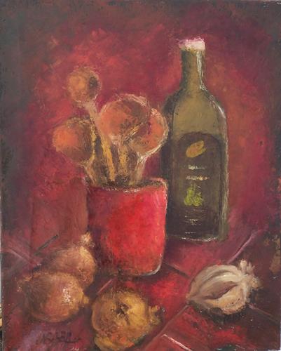 Margareta Schaeffer, MEDITERRAN, Still life, Still life, Impressionism