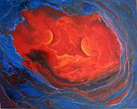 Nacka-Fantasy-Outer-space-Modern-Age-Abstract-Art-Action-Painting