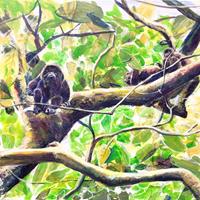 Renee-Koenig-Animals-Land-Plants-Trees-Modern-Age-Impressionism-Post-Impressionism