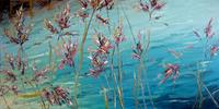 Claudia-Hansen-Landscapes-Sea-Ocean-Plants-Flowers-Modern-Age-Impressionism-Post-Impressionism